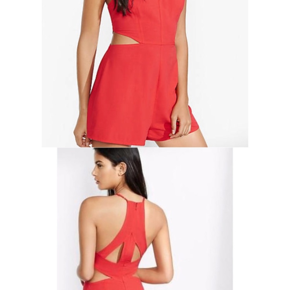 Express Red Romper